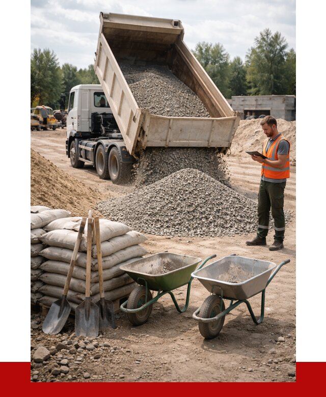 Доставка нерудных материалов в Гае от 1220 руб. | ПРОНЕРУДГай