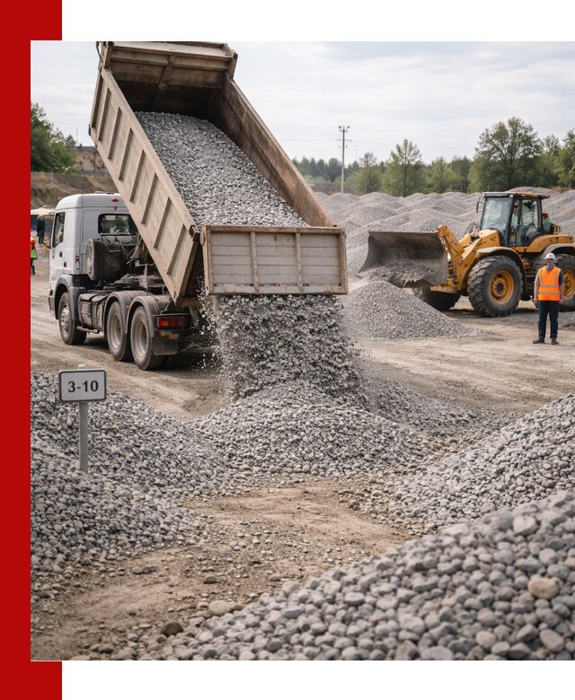Гранитный щебень фракции 3–10: доставка и продажа в Гае