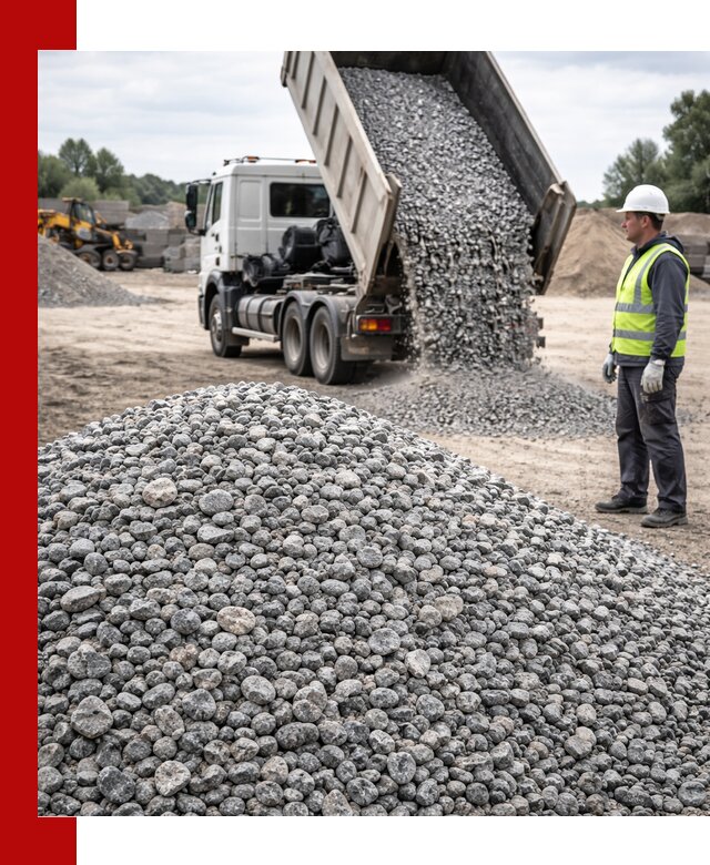 Доставка и продажа гранитного щебня фракции 5-20 в Гае