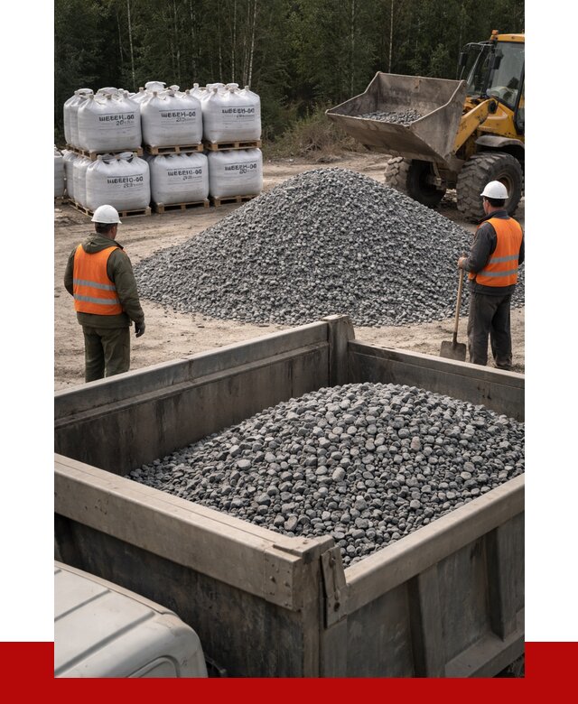 Щебень габбро диабаз 20-40 в Гае от 3456 руб. | ПРОНЕРУДГай