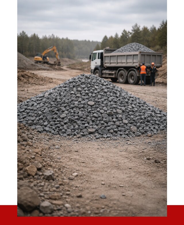 Щебень габбро диабаз фракция 40-70 в Гае от 2237 р-ПРОНЕРУДГай