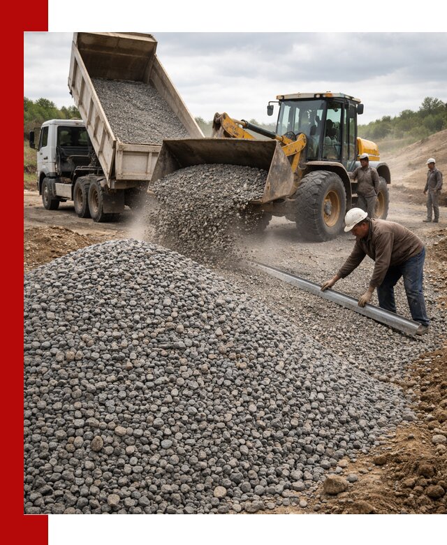Гравийный щебень фракция 5-20 с доставкой в Гае