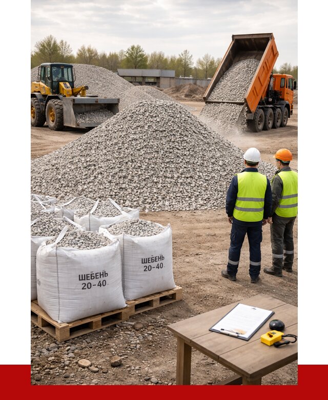 Известняковый щебень 20-40 в Гае от 2135 р. ПРОНЕРУДГай