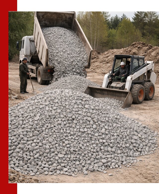 Доставка доломитового щебня в Гае напрямую от карьера