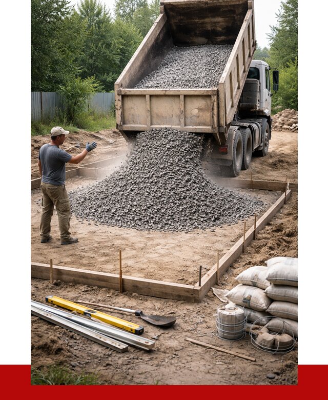 Купить щебень для фундамента в Гае от 4575 р. | ПРОНЕРУДГай