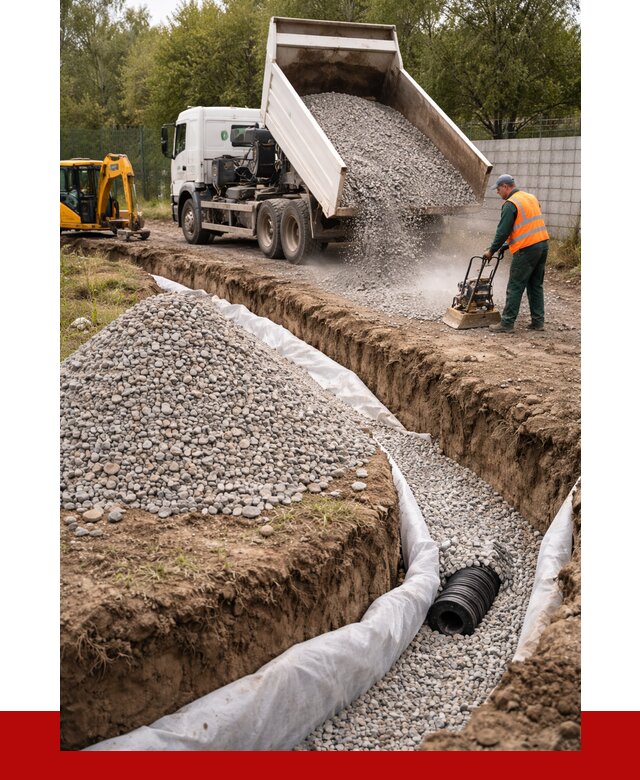 Щебень для дренажа в Гае от 1881 р., ПРОНЕРУДГай доставка