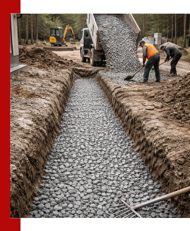 Щебень для дренажа с доставкой в Гае высокого качества