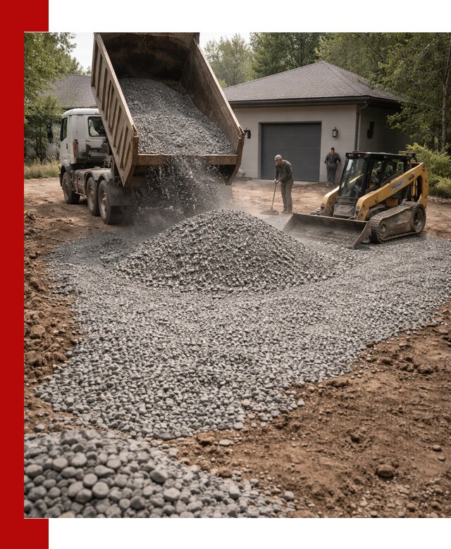 Щебень для парковки в Гае: доставка и укладка качественного материала