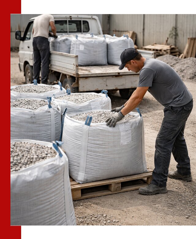Доставка щебня в мешках по выгодным ценам в Гае