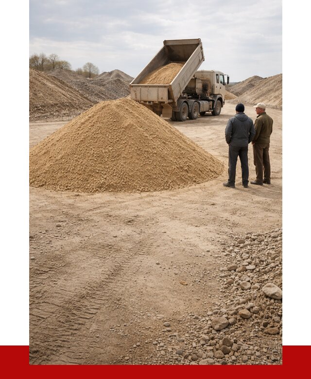 Карьерный песок крупнозернистый в Гае от 8641 р | ПРОНЕРУДГай