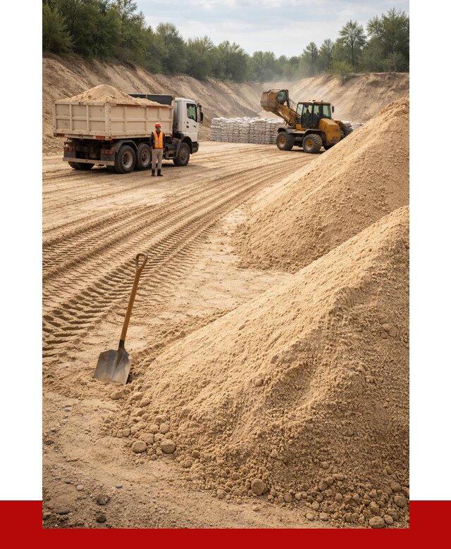 Карьерный песок мелкозернистый в Гае от 9149 р. | ПРОНЕРУДГай