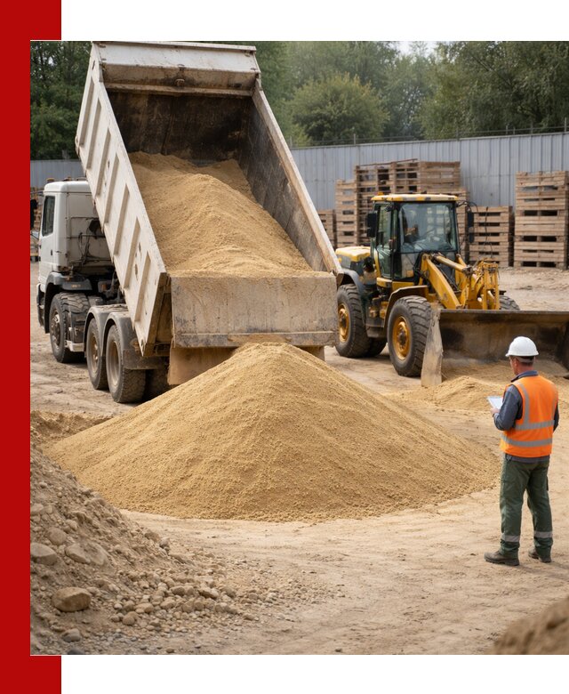 Доставка карьерного мелкозернистого песка в Гае