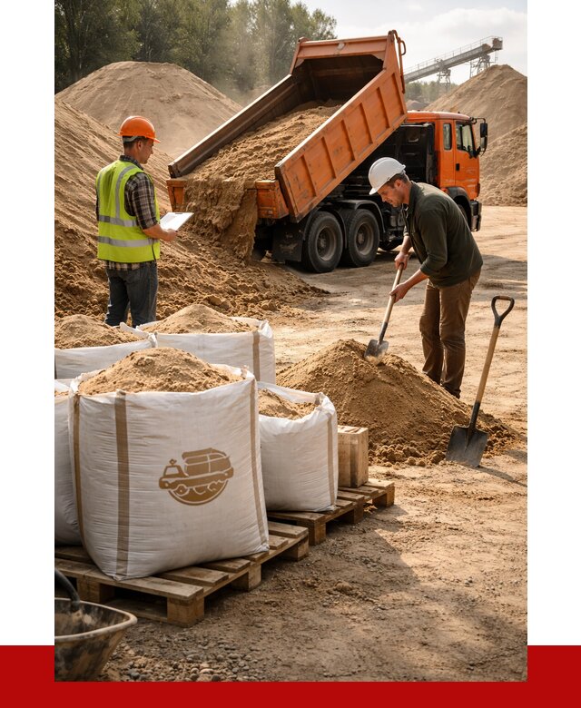 Строительный песок в Гае от 2237 р. с доставкой, ПРОНЕРУДГай