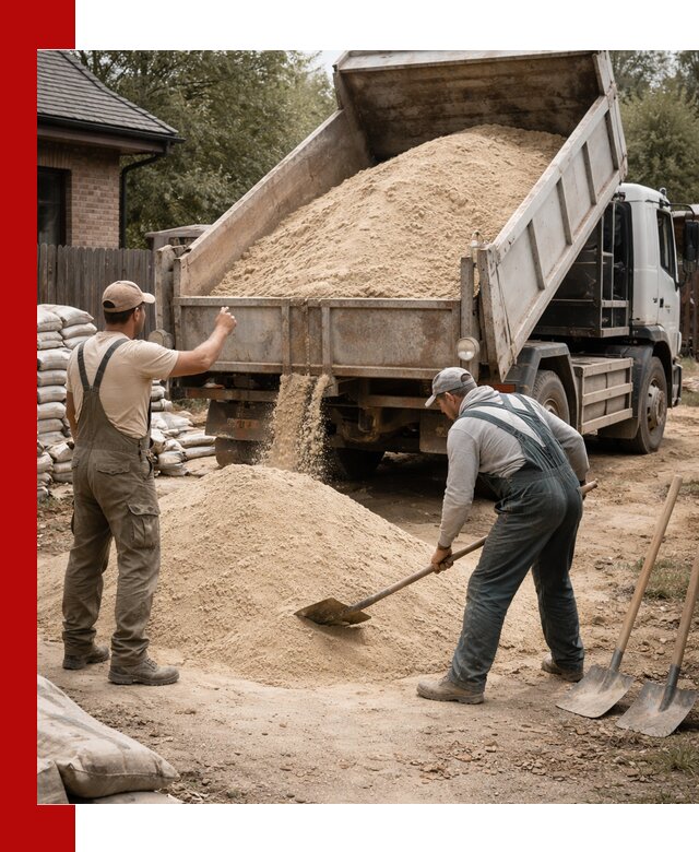 Песок для штукатурки с доставкой в Гае качественный и чистый