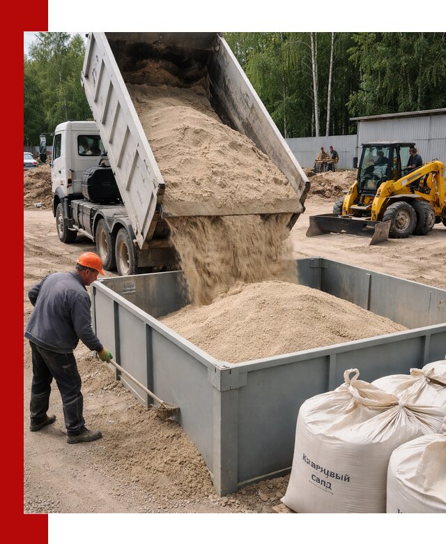 Кварцевый песок для фильтра в Гае — доставка и качество