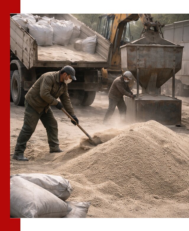 Кварцевый песок для пескоструя в Гае — доставка и качество