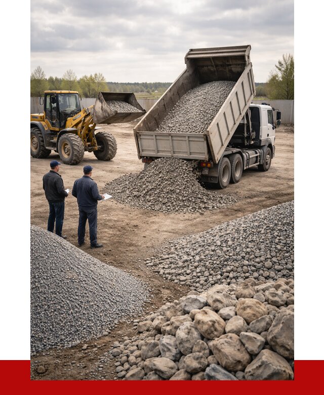 Гравий и камень с доставкой в Гае от 4270 р. - ПРОНЕРУДГай