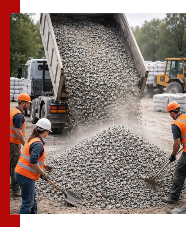 Доставка гравия и камня в Гае оптом и в розницу