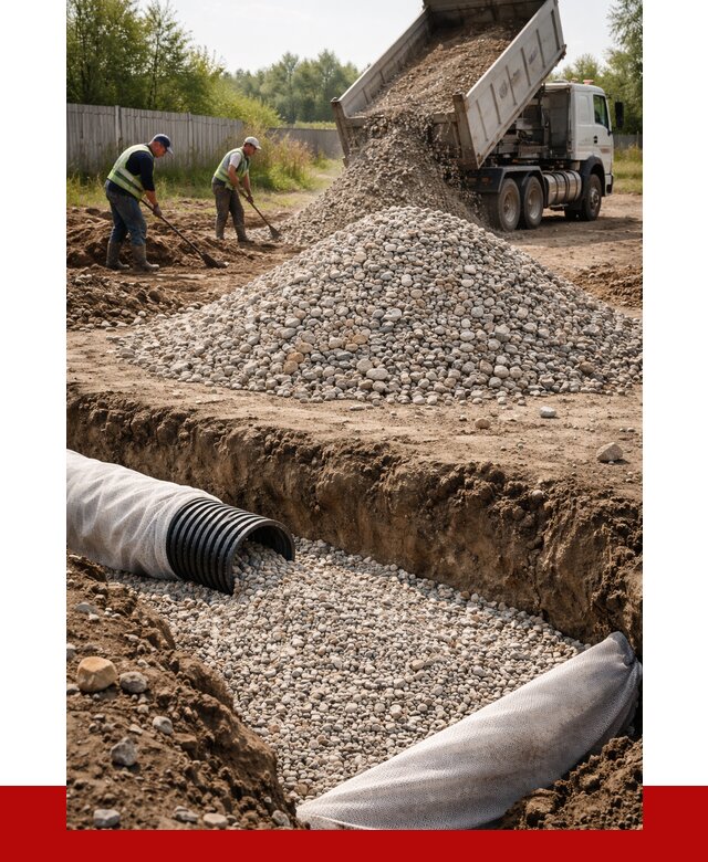 Гравий для дренажа в Гае от 2237 р., доставка ПРОНЕРУДГай