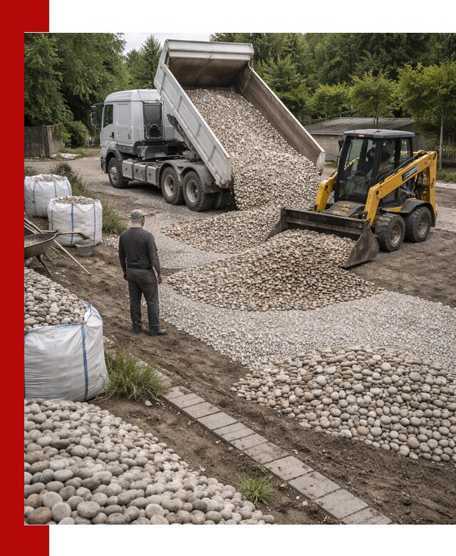 Доставка морской гальки оптом и в розницу в Гае