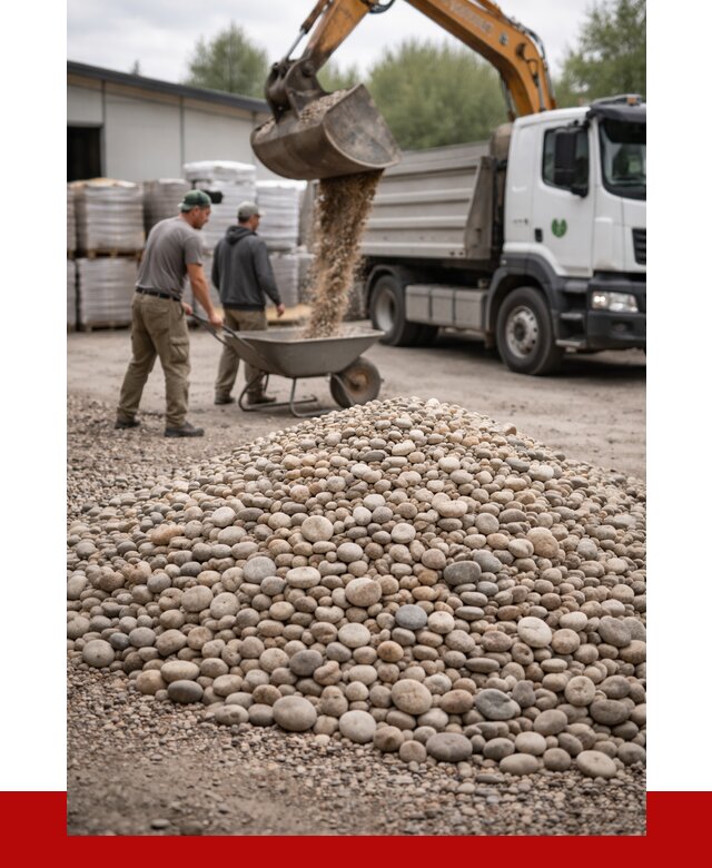 Галька декоративная в Гае от 3253 р. за куб | ПРОНЕРУДГай