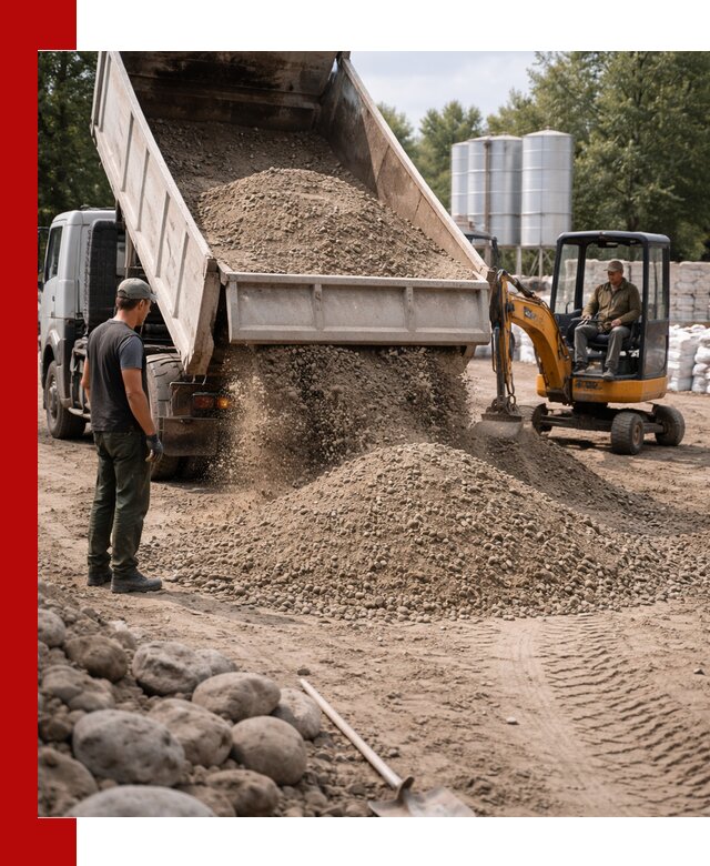 Доставка ПГС С3 в Гае самосвалами и миксерами