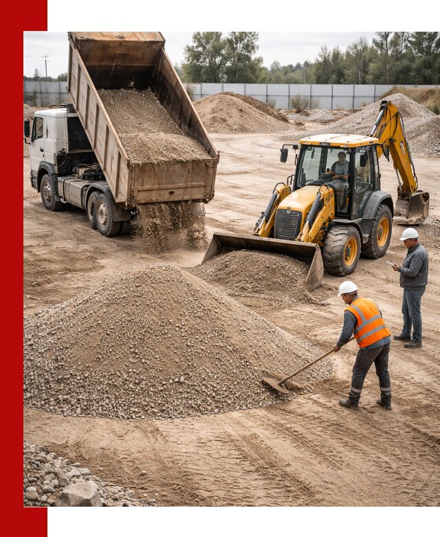 Поставка и доставка ПГС С4 в мешках и самосвалах в Гае