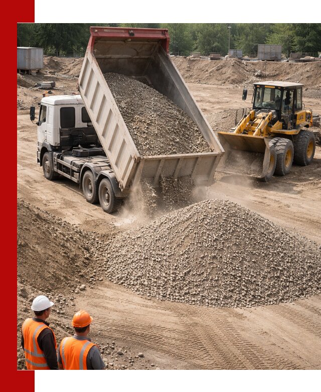 Щебень с песком (ЩГПС С2) с доставкой в Гае