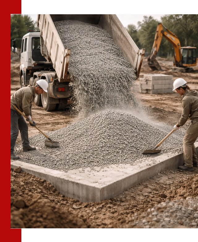 Доставка и продажа отсева для бетона в Гае