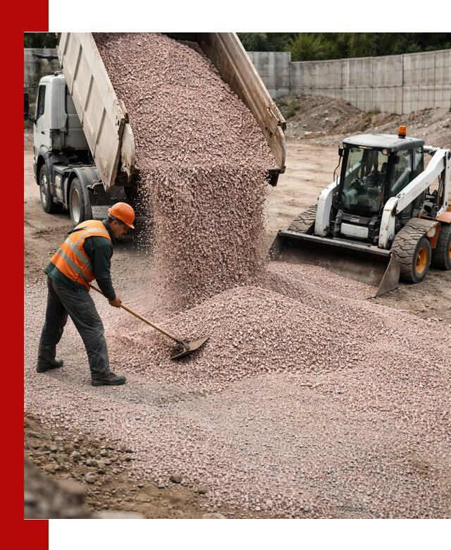Крошка розовый гранит с доставкой в Гае от производителя