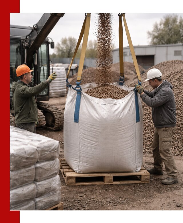 Керамзит в биг-бегах с доставкой в Гае