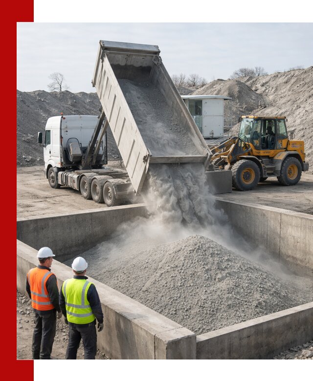 Доставка цемента навалом в Гае крупными партиями