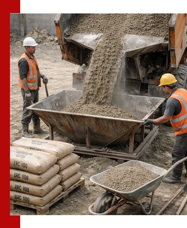 Доставка цементно-песчаной смеси М100 в Гае