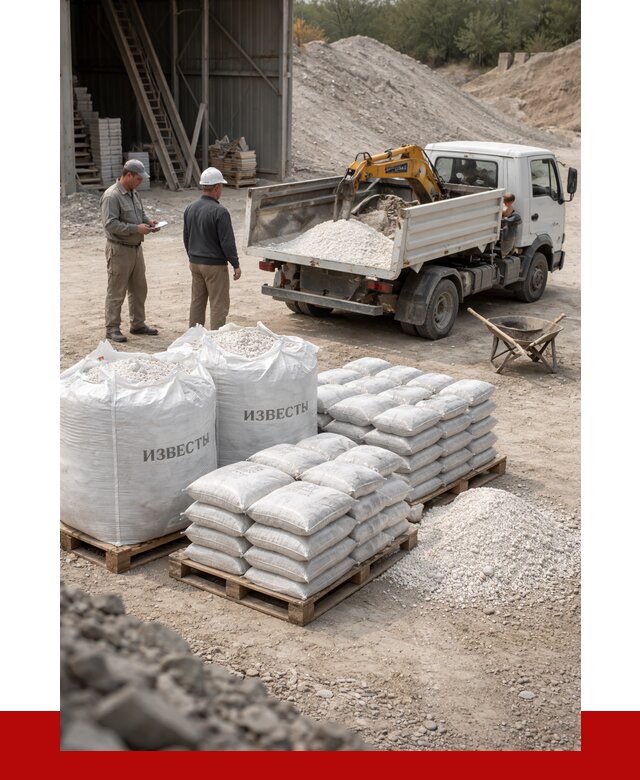 Известь строительная в Гае с доставкой от 4270 р. | ПРОНЕРУДГай