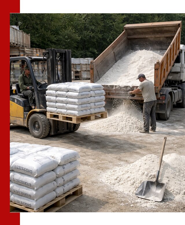 Доставка строительной извести оптом и в розницу в Гае