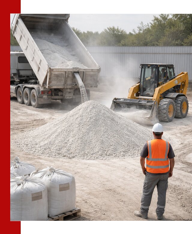 Доставка и продажа известняковой муки в Гае