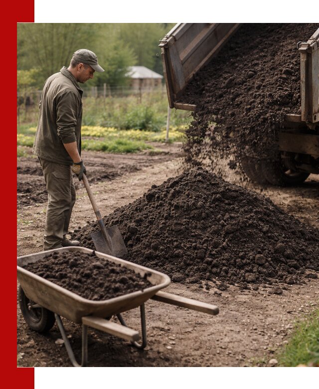 Доставка качественной земли для огорода в Гае