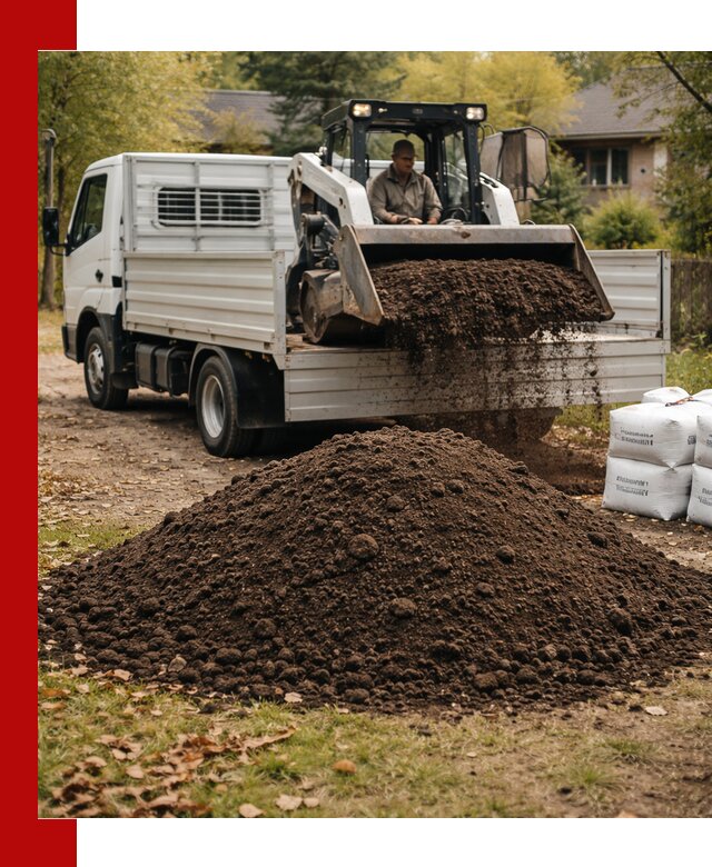 Доставка садовой земли в больших объёмах в Гае