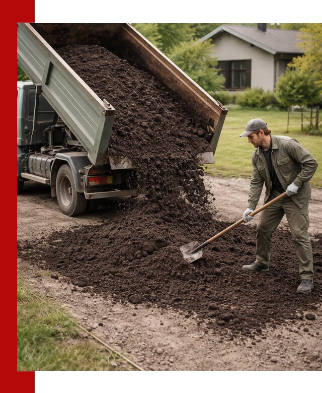 Чернозем для газона с доставкой в Гае быстро и качественно