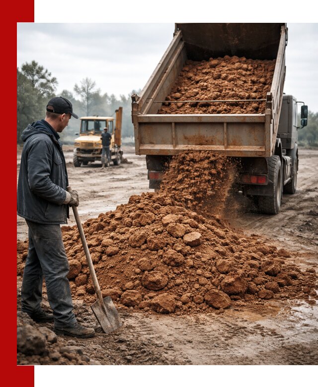 Глина для засыпки в Гае с доставкой самосвалами
