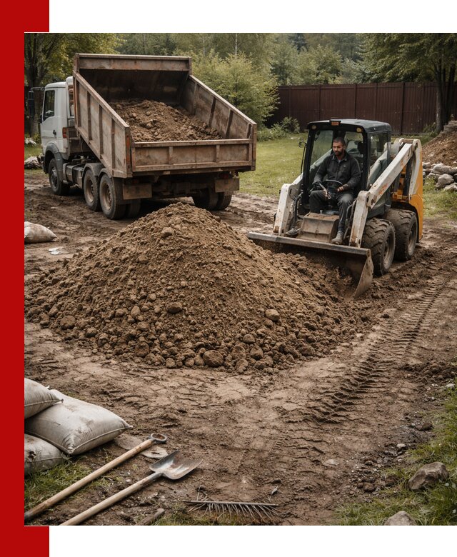 Суглинок для планировки участков в Гае с доставкой и выгрузкой