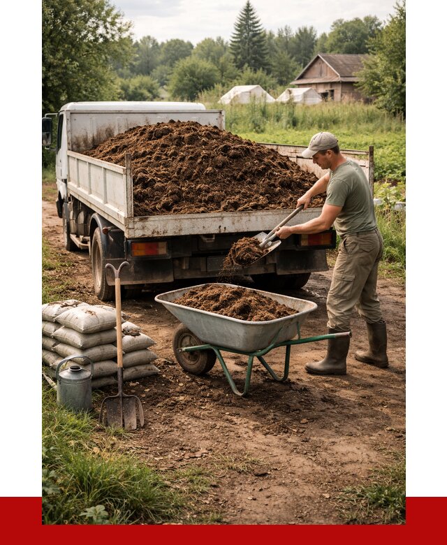 Купить коровий навоз с доставкой в Гае от 1830 р. | ПРОНЕРУДГай