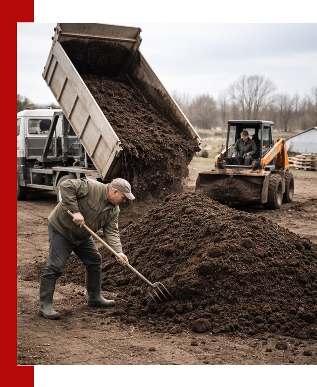 Доставка и продажа перегноя в Гае быстро и дешево