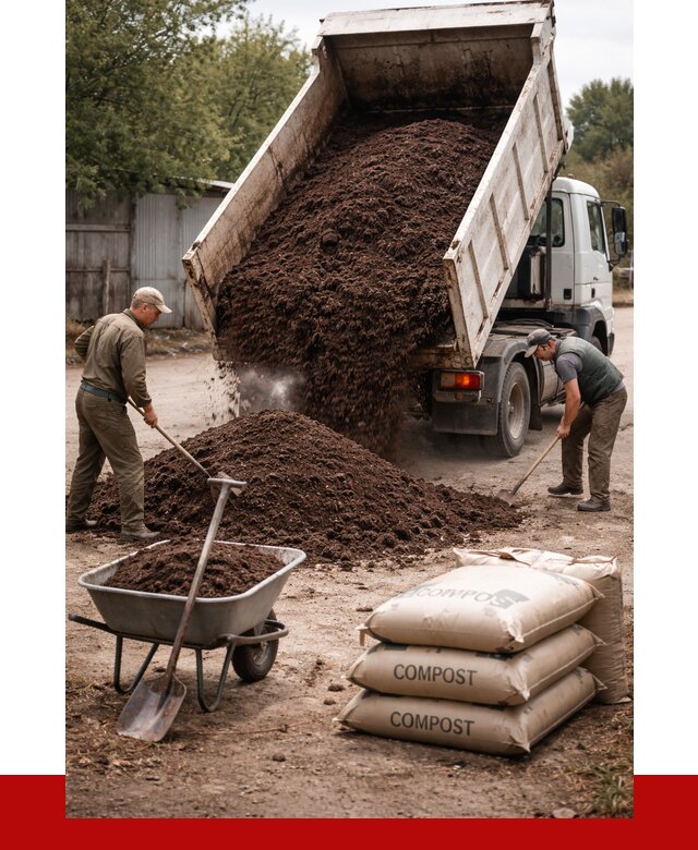 Купить компост в Гае от 4270 р. за куб с доставкой | ПРОНЕРУДГай