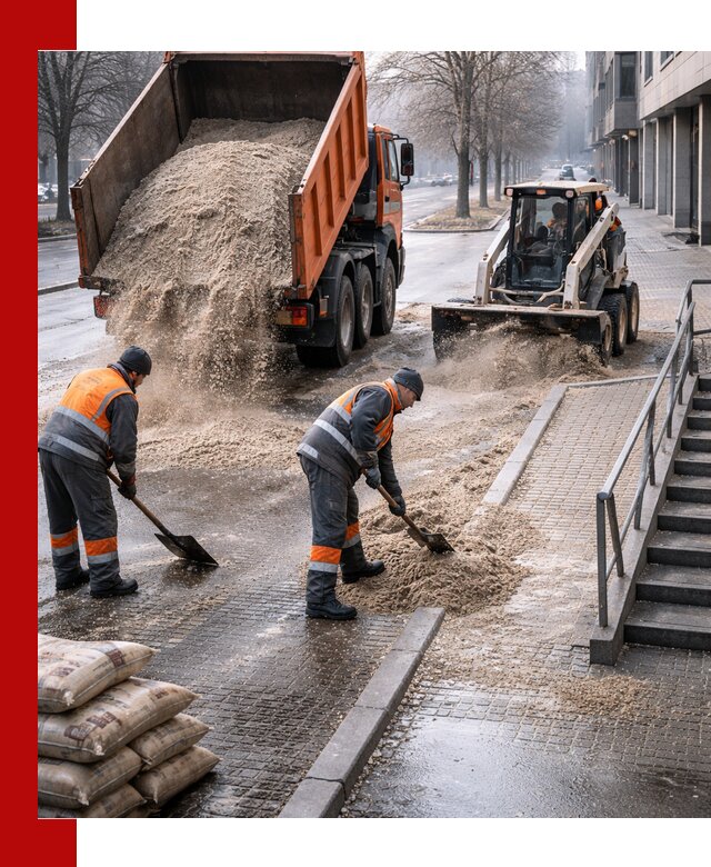 Поставка противогололедных материалов в Гае
