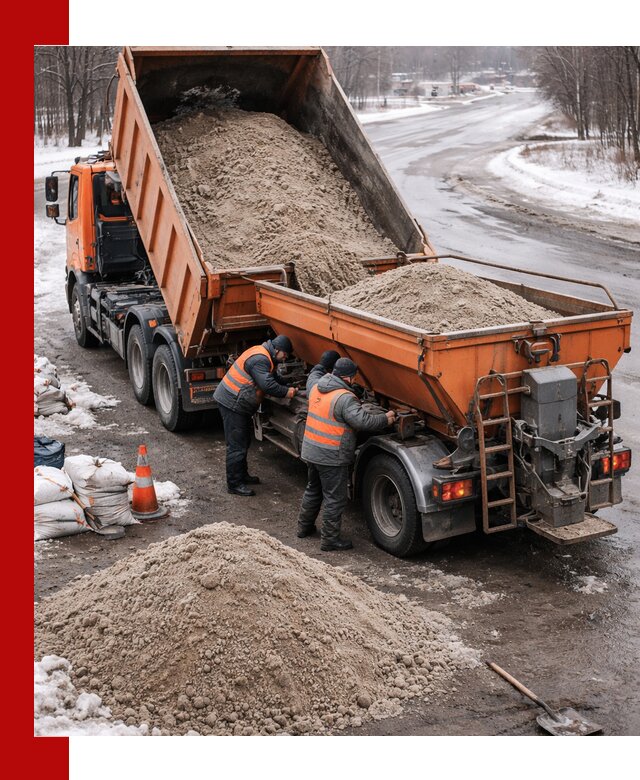 Поставка и вывоз пескосоля в Гае оптом и в розницу