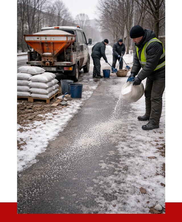 Реагент против гололеда в Гае с доставкой от 4575 р. | ПРОНЕРУДГай