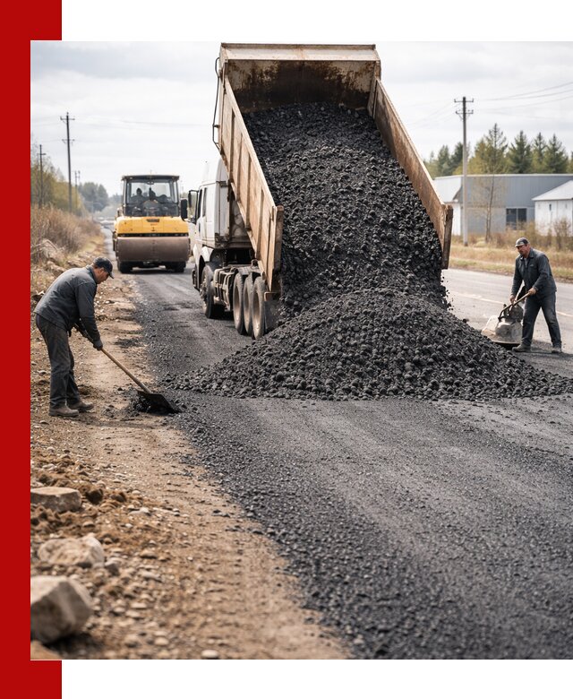 Асфальтовая крошка для дорог в Гае — поставка и доставка