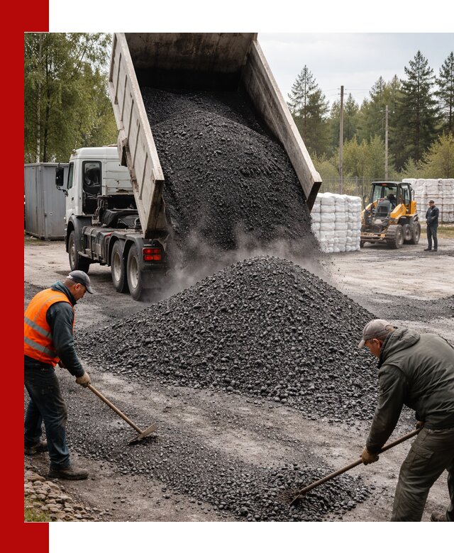 Доставка и продажа асфальтного гранулята в Гае