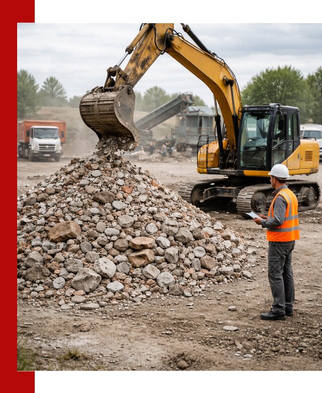 Доставка и вывоз строительного боя в Гае